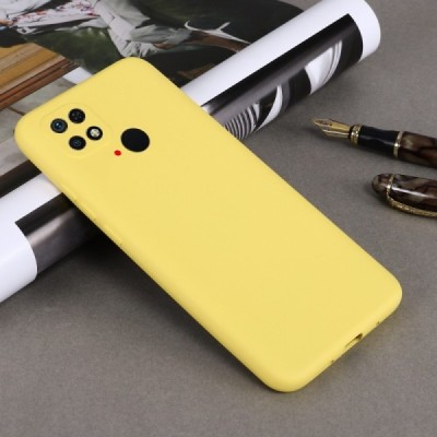 Xiaomi Redmi 10C „Shell“ cieta silikona (TPU) dzeltens apvalks | vacins.lv