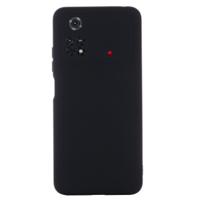 Xiaomi Poco M4 Pro 4G Shell cieta silikona (TPU) melns apvalks | vacins.lv