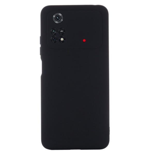 Твердый силиконовый чехол (TPU) „Shell“ - чёрный (Poco M4 Pro 4G)