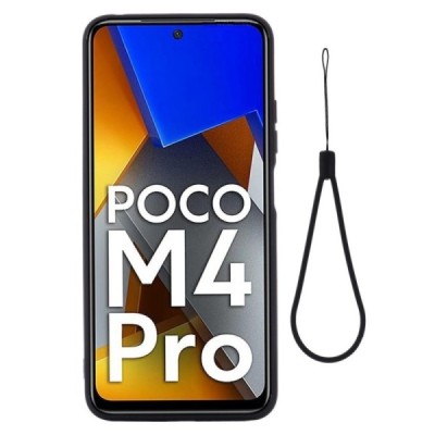 Xiaomi Poco M4 Pro 4G Shell (TPU) твердый силиконовый чехол - чёрный | Vacins.lv
