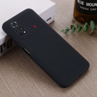 Xiaomi Poco M4 Pro 4G Shell (TPU) твердый силиконовый чехол - чёрный | Vacins.lv