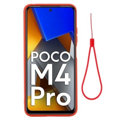 Xiaomi Poco M4 Pro 4G Shell (TPU) твердый силиконовый чехол - красный | Vacins.lv