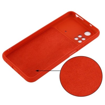 Xiaomi Poco M4 Pro 4G Shell (TPU) твердый силиконовый чехол - красный | Vacins.lv