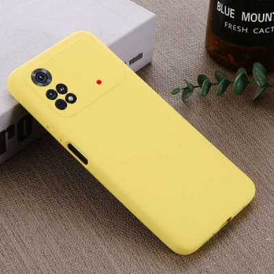 Xiaomi Poco M4 Pro 4G Shell (TPU) твердый силиконовый чехол - жёлтый | Vacins.lv