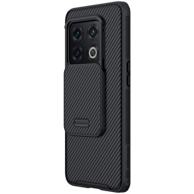 OnePlus 10 Pro „Nillkin“ CamShield melns apvalks | vacins.lv