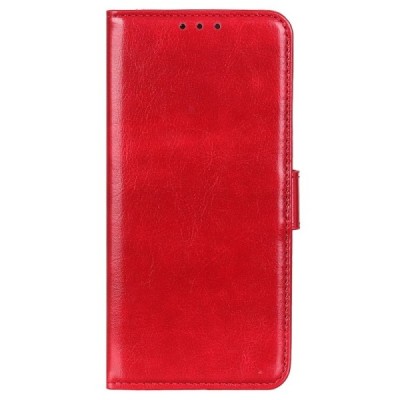 OnePlus 10 Pro открываемый красный кожаный чехол - книжка | Vacins.lv