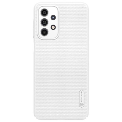 Samsung Galaxy A33 5G (SM-A336E) Nillkin Frosted Shield белый пластиковый чехол | Vacins.lv