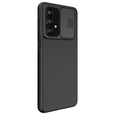 Samsung Galaxy A33 5G (SM-A336E) „Nillkin“ CamShield чёрный чехол, задняя часть с защитой камеры | Vacins.lv