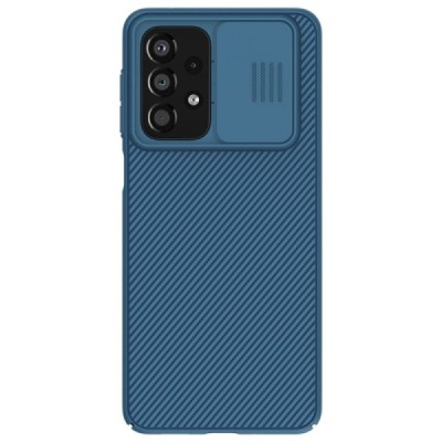Samsung Galaxy A33 5G (SM-A336E) „Nillkin“ CamShield синий чехол, задняя часть с защитой камеры | Vacins.lv