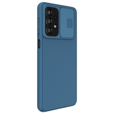 Samsung Galaxy A33 5G (SM-A336E) „Nillkin“ CamShield синий чехол, задняя часть с защитой камеры | Vacins.lv