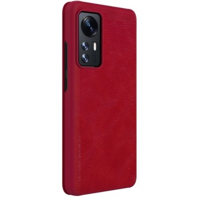 Роскошный красный кожаный чехол Xiaomi 12 (Xiaomi 12X) | Vacins.lv