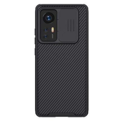 Xiaomi 12 (Xiaomi 12X) „Nillkin“ CamShield чёрный чехол, задняя часть с защитой камеры | Vacins.lv