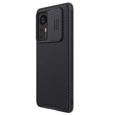 Xiaomi 12 (Xiaomi 12X) „Nillkin“ CamShield melns apvalks | vacins.lv