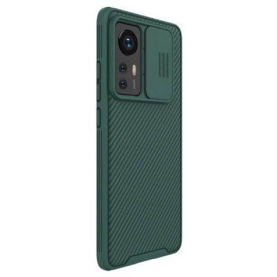 Xiaomi 12 (Xiaomi 12X) „Nillkin“ CamShield зелёный чехол, задняя часть с защитой камеры | Vacins.lv