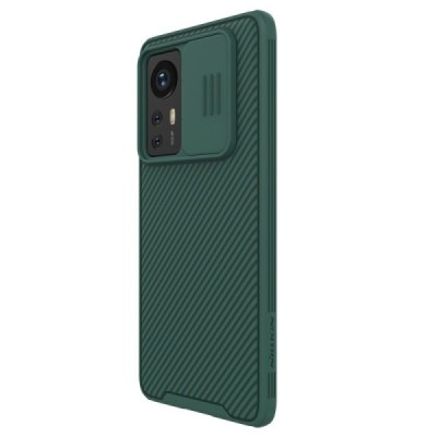 Xiaomi 12 (Xiaomi 12X) „Nillkin“ CamShield зелёный чехол, задняя часть с защитой камеры | Vacins.lv