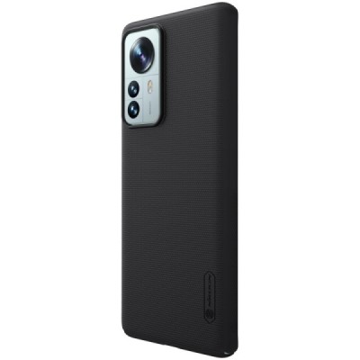 Nillkin Frosted Shield Xiaomi 12 Pro черный пластиковый чехол | Vacins.lv