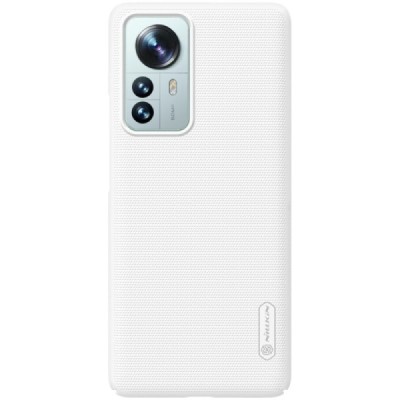 Nillkin Frosted Shield Xiaomi 12 Pro белый пластиковый чехол | Vacins.lv