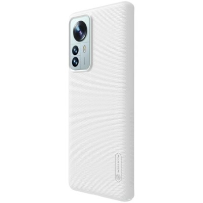 Nillkin Frosted Shield Xiaomi 12 Pro белый пластиковый чехол | Vacins.lv