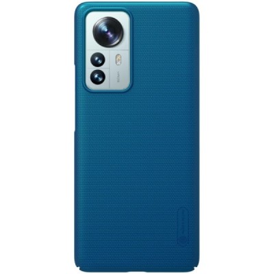 Nillkin Frosted Shield Xiaomi 12 Pro синий пластиковый чехол | Vacins.lv