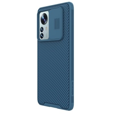 Xiaomi 12 Pro „Nillkin“ CamShield синий чехол, задняя часть с защитой камеры | Vacins.lv