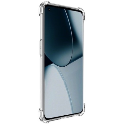 OnePlus 10 Pro Imak pastiprinātas aizsardzības cieta silikona (TPU) dzidrs vāciņš + ekrāna aizsargplēve | Vacins.lv