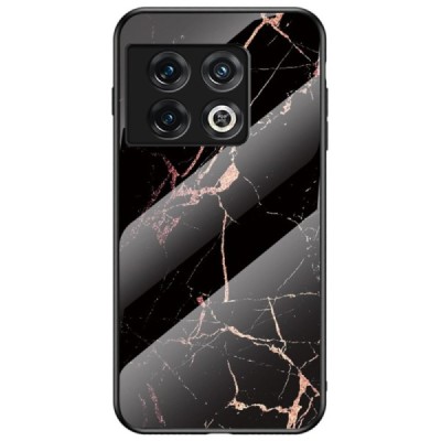 OnePlus 10 Pro „Marble“ твердый силиконовый чехол TPU чёрного / золотого цвета | Vacins.lv