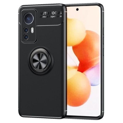 Xiaomi 12 (Xiaomi 12X) „Ring“ Kickstand (TPU) чёрный чехол | Vacins.lv