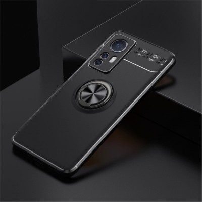 Xiaomi 12 (Xiaomi 12X) „Ring“ Kickstand (TPU) чёрный чехол | Vacins.lv