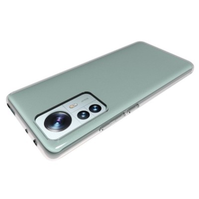 Твердый силиконовый чехол (TPU) для Xiaomi 12 Pro - прозрачный | Vacins.lv