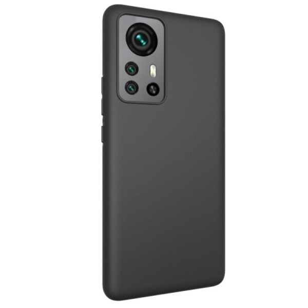 Твердый силиконовый чехол (TPU) - чёрный (12 Pro)