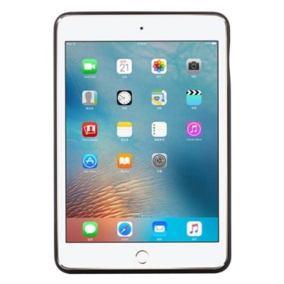 Apple iPad mini 4 (iPad mini 2019) „Shell“ cieta silikona (TPU) melns apvalks | vacins.lv