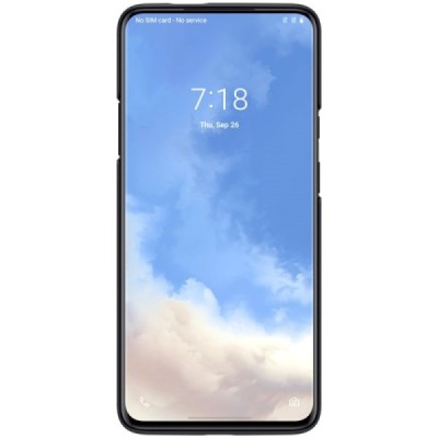 Nillkin Frosted Shield OnePlus 7T Pro melns plastmasas futrālis | Vacins.lv