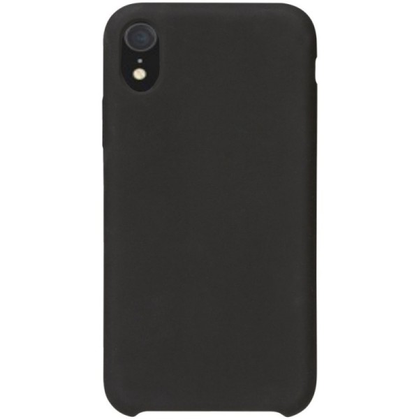 Твердый силиконовый чехол (TPU) „Shell“ - чёрный (iPhone Xr)