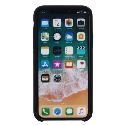 Apple iPhone Xr Shell (TPU) твердый силиконовый чехол - чёрный | Vacins.lv