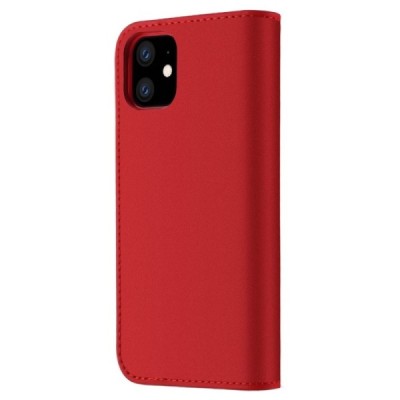 Красный кожаный чехол книжка ''Dux Ducis'' Wish Series для Apple iPhone 11 | Vacins.lv
