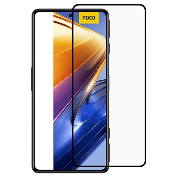 „Rurihai“ Tempered Glass ekrāna aizsargstikls 0.26 mm - melns (Poco F4 GT)