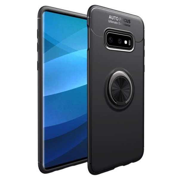 „Ring“ Kickstand (TPU) чехол - чёрный (Galaxy S10e)