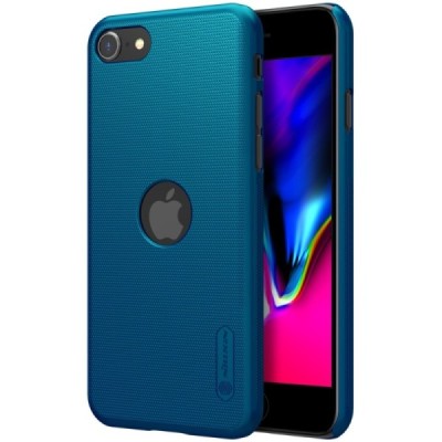 Nillkin Frosted Shield Apple iPhone SE 2020 (Apple iPhone SE 2022) синий пластиковый чехол | Vacins.lv