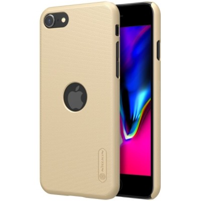 Nillkin Frosted Shield Apple iPhone SE 2020 (Apple iPhone SE 2022) золотой пластиковый чехол | Vacins.lv
