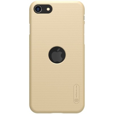 Nillkin Frosted Shield Apple iPhone SE 2020 (Apple iPhone SE 2022) золотой пластиковый чехол | Vacins.lv