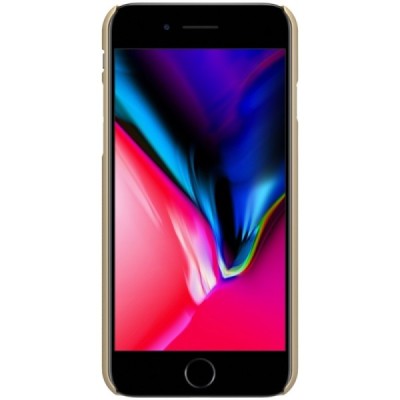 Nillkin Frosted Shield Apple iPhone SE 2020 (Apple iPhone SE 2022) золотой пластиковый чехол | Vacins.lv