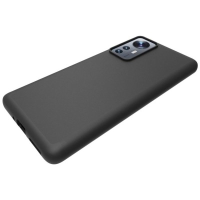 Твердый силиконовый чехол (TPU) для Xiaomi 12 (Xiaomi 12X) - чёрный | Vacins.lv