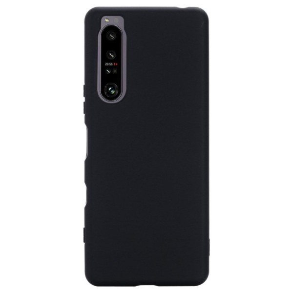 Твердый силиконовый чехол (TPU) „Shell“ - чёрный (Xperia 1 IV)