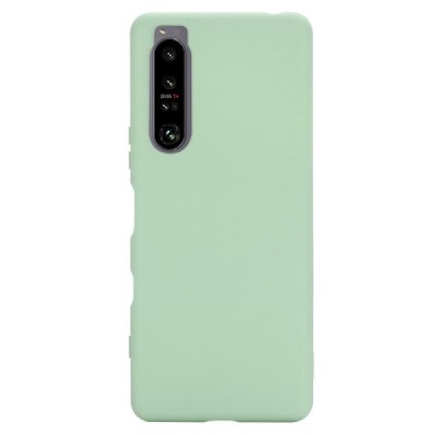Sony Xperia 1 IV „Shell“ cieta silikona (TPU) zaļš apvalks | Vacins.lv