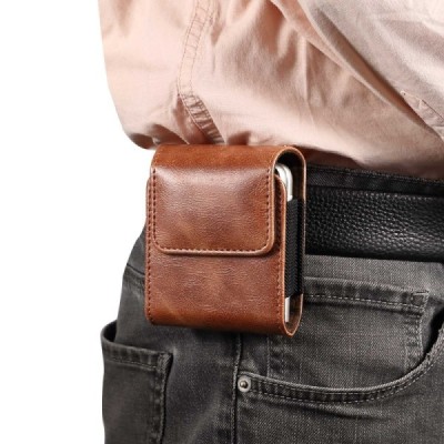 „Belt Clip“ универсальный чехол для ремня- коричневый (размер S) | Vacins.lv