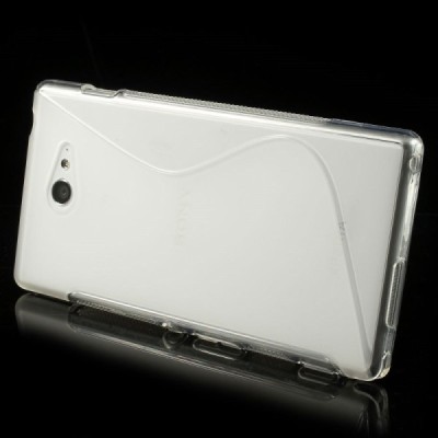 Sony Xperia M2 dzidrs cieta silikona futrālis / Vacins.lv