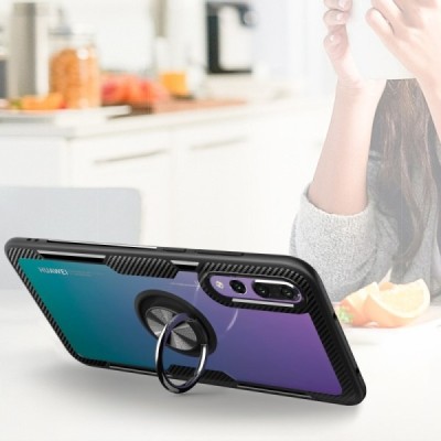 Huawei P20 Pro „Fashion“ Kickstand cieta silikona (TPU) dzidrs apvalks | vacins.lv
