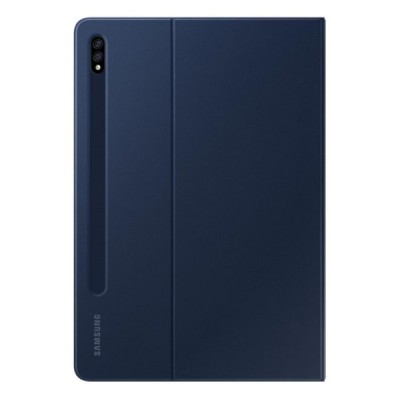 Origināls Samsung Galaxy Tab S7 FE 12.4", S7+ 12.4" (T976) Book Cover EF-BT730 ādas atvēramais tumši zils maciņš | Vacins.lv