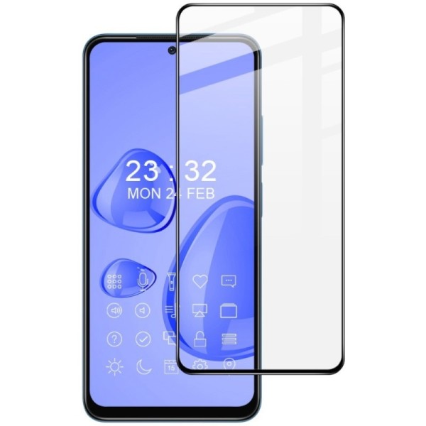 „Imak“ Tempered Glass полностью закрывающееся защитное стекло 0,2 мм - чёрный (Poco M4 Pro 4G)