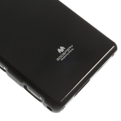 Sony Xperia M2 D2303 Mercury juodas kieto silikono tpu dėklas - nugarėlė / Priedai.lt